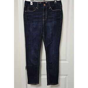 Seven7 Women's Skinny Jeans - Dark Blue